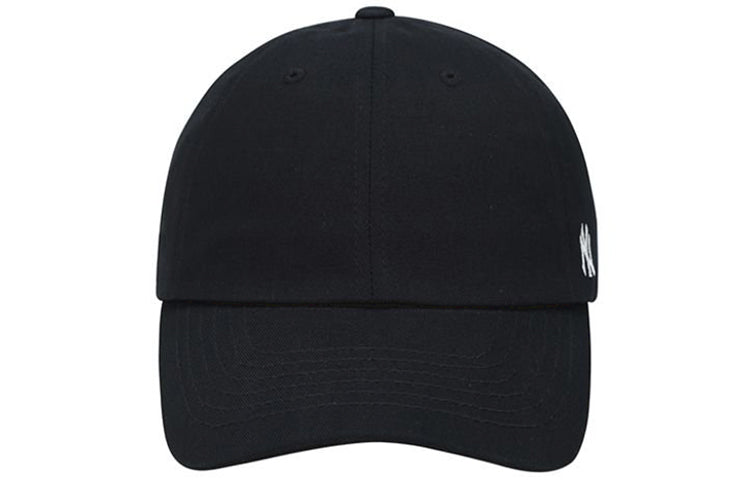 MLB Side Small logo Solid Color Baseball Cap Black 32CPKS911-05L