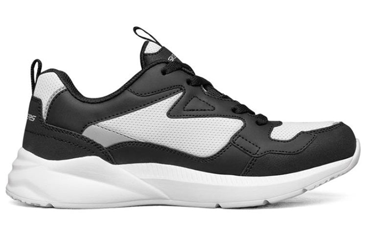(WMNS) Skechers Ex-Pansive Running Shoes Black/White 8730032-BKW