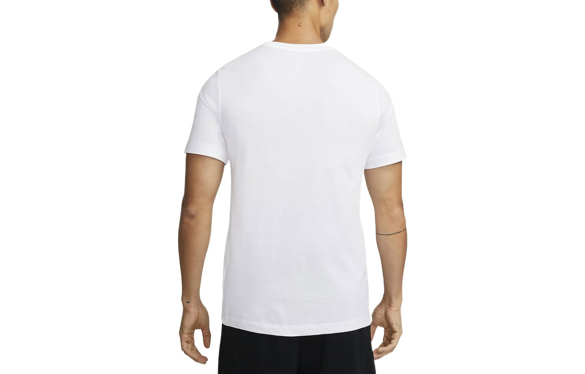 Men's Nike Lebron James Lion Pattern Round Neck Pullover Short Sleeve White T-Shirt DM2468-100