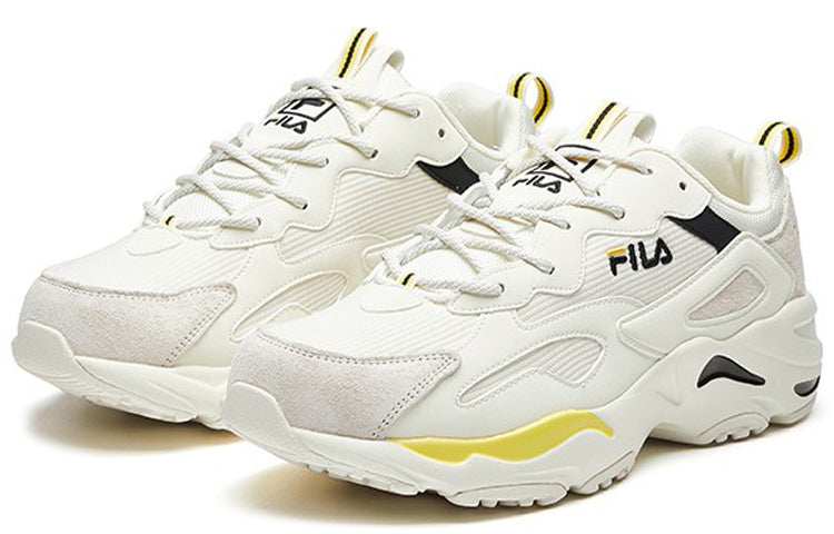 FILA Tracer Low Running Shoes White/Grey/Yellow F12M021111FWY