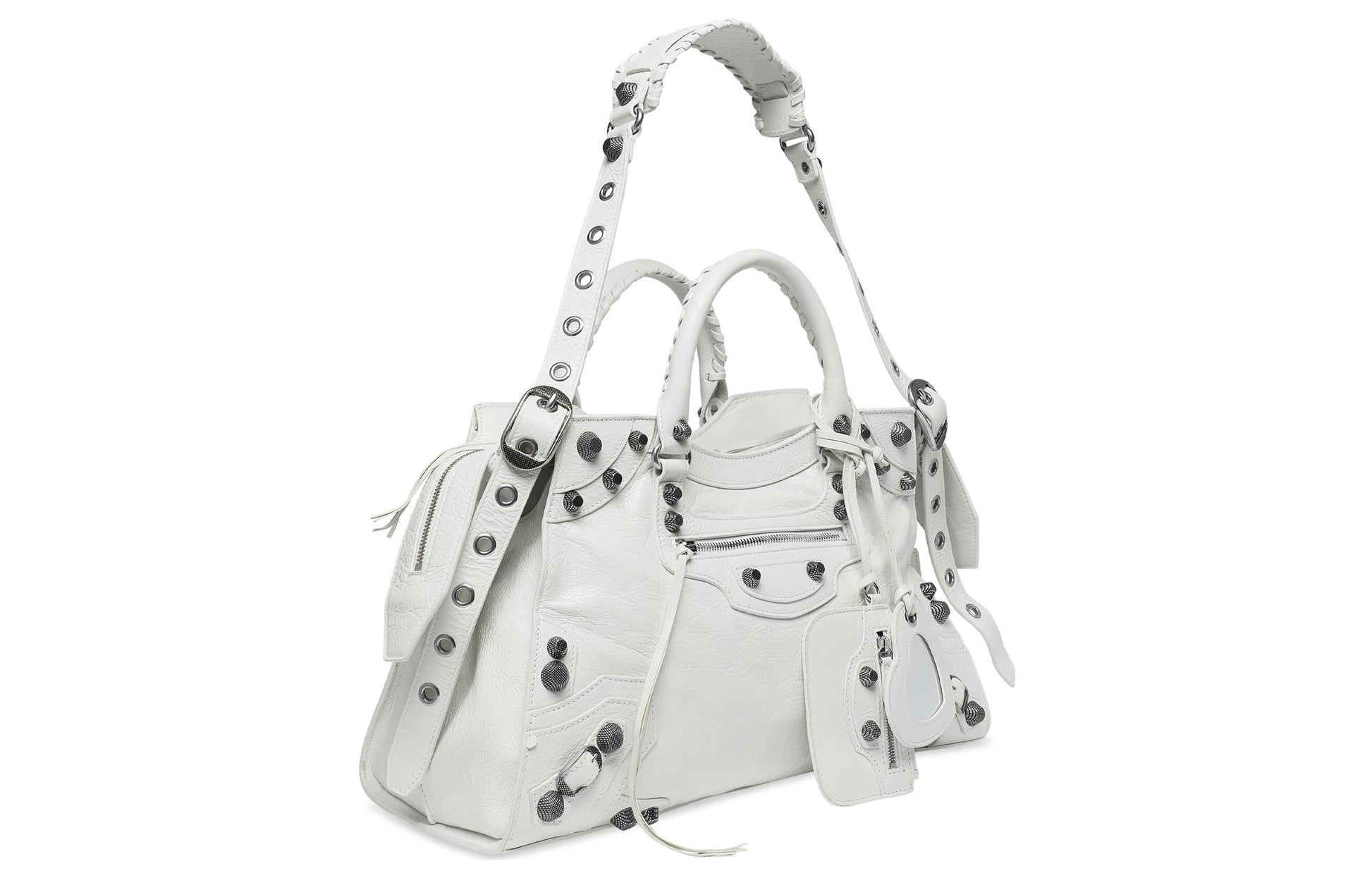 (WMNS) Balenciaga Neo Cagole City Handbag 'White' 700451210B09104