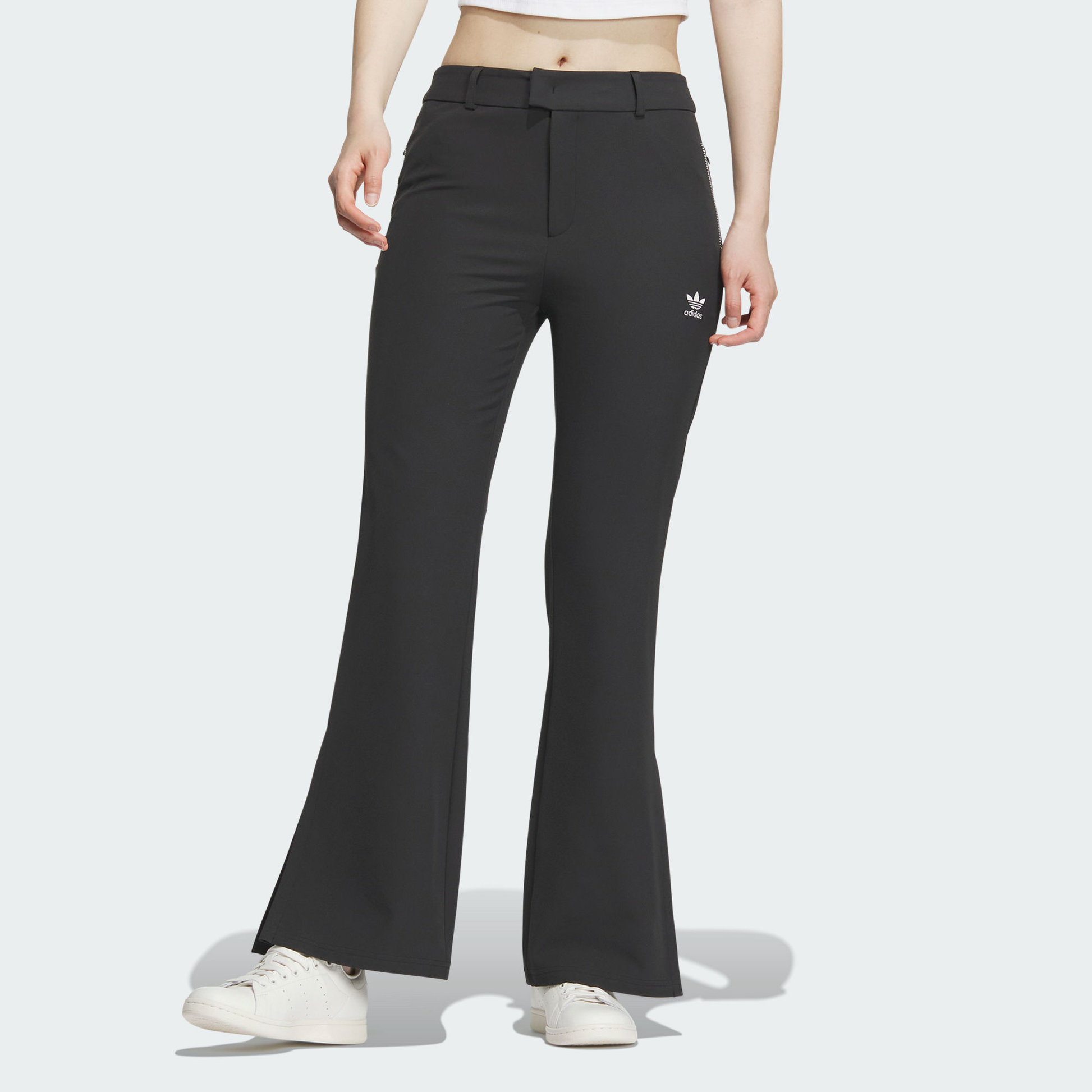 (WMNS) adidas Originals MC Flare Pants Asia Sizing 'Black' IN1036