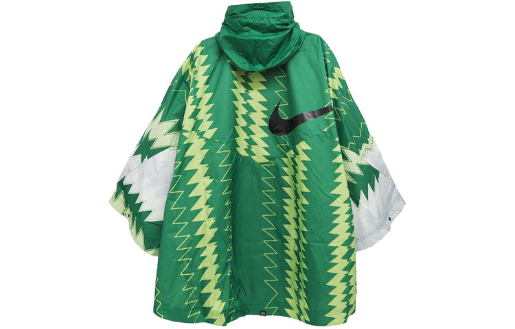 Nike MENS Nigeria Half-zipper Tat Hooded Jacket Green CU1405-302