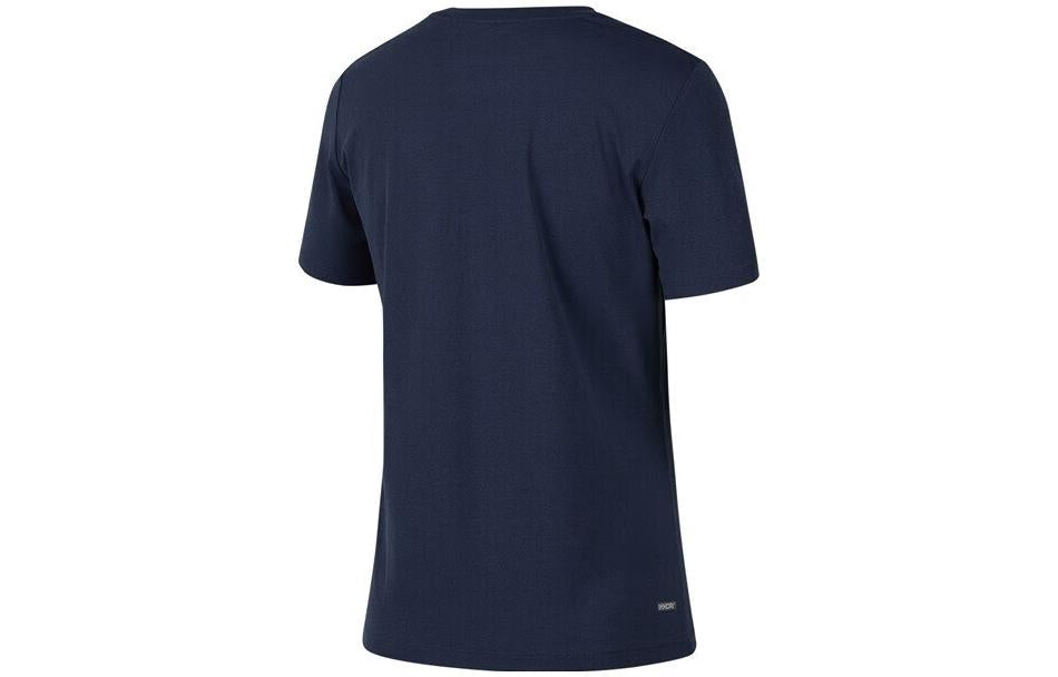 (WMNS) Skechers Sport Short Sleeve Tee 'Navy' P223W014-02MZ