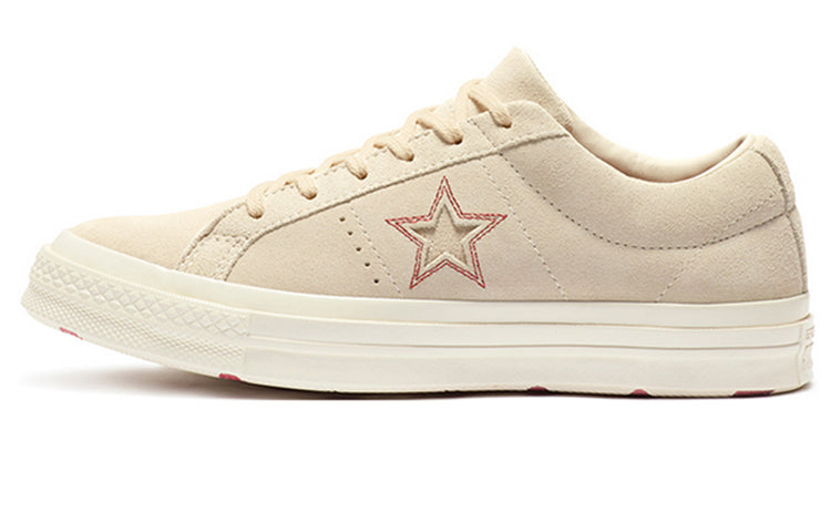 (WMNS) Converse One Star Love the Progress Creamy 163189V