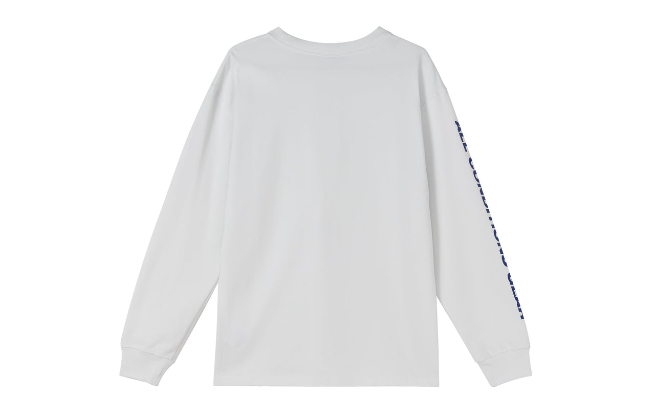 Men's Nike ACG Ice Cave Casual Sports Breathable Round Neck Long Sleeves White T-Shirt DJ5777-121