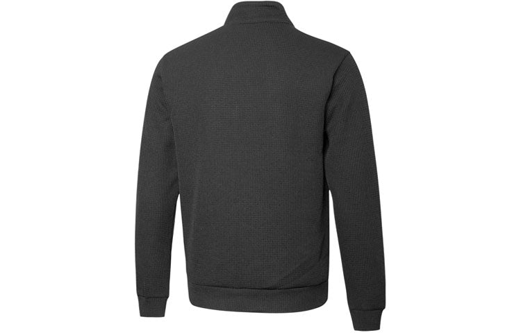 PUMA Combination Casual Logo Stand Collar Zipper Jacket Black 930315-01