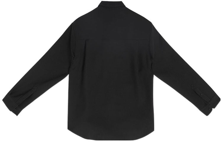 Balenciaga Wool Shirt Jacket 'Black' 704451TIT221000