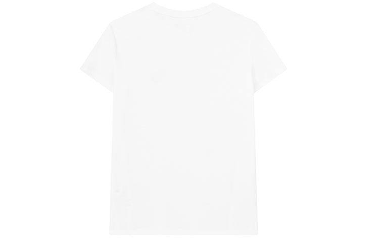 (WMNS) FILA Printing Pure Cotton Round-neck White F11W128106F-WT