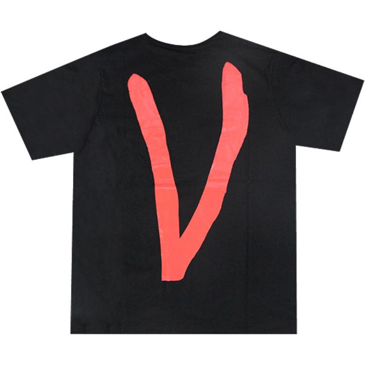 VLONE Love Tee Back Large Logo Short Sleeve Couple Style Black VLTE18SS003