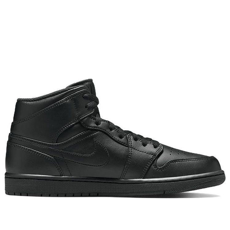 Air Jordan 1 Mid 'Triple Black' 2022 554724-093