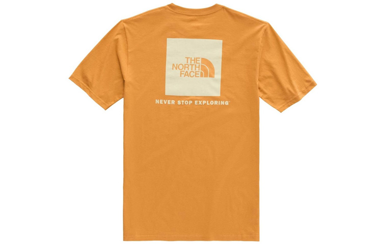 THE NORTH FACE Box Logo Short Sleeve Unisex Yellow NF00CA0F9LG