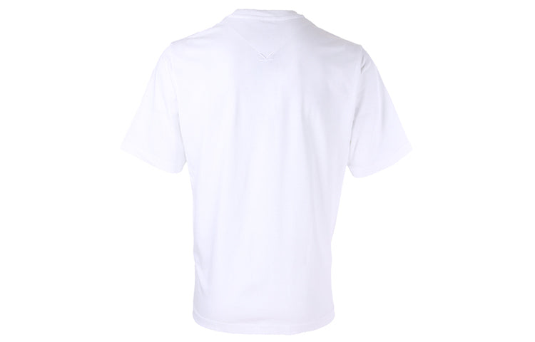 Men's KENZO Alphabet Printing Short Sleeve White T-Shirt 5TS5054SH-01