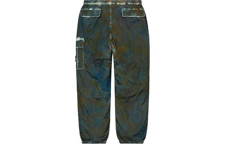 Supreme Week 13 x Stone Island Painted Camo Nylon Cargo Pant SUP-FW20-298-GRN
