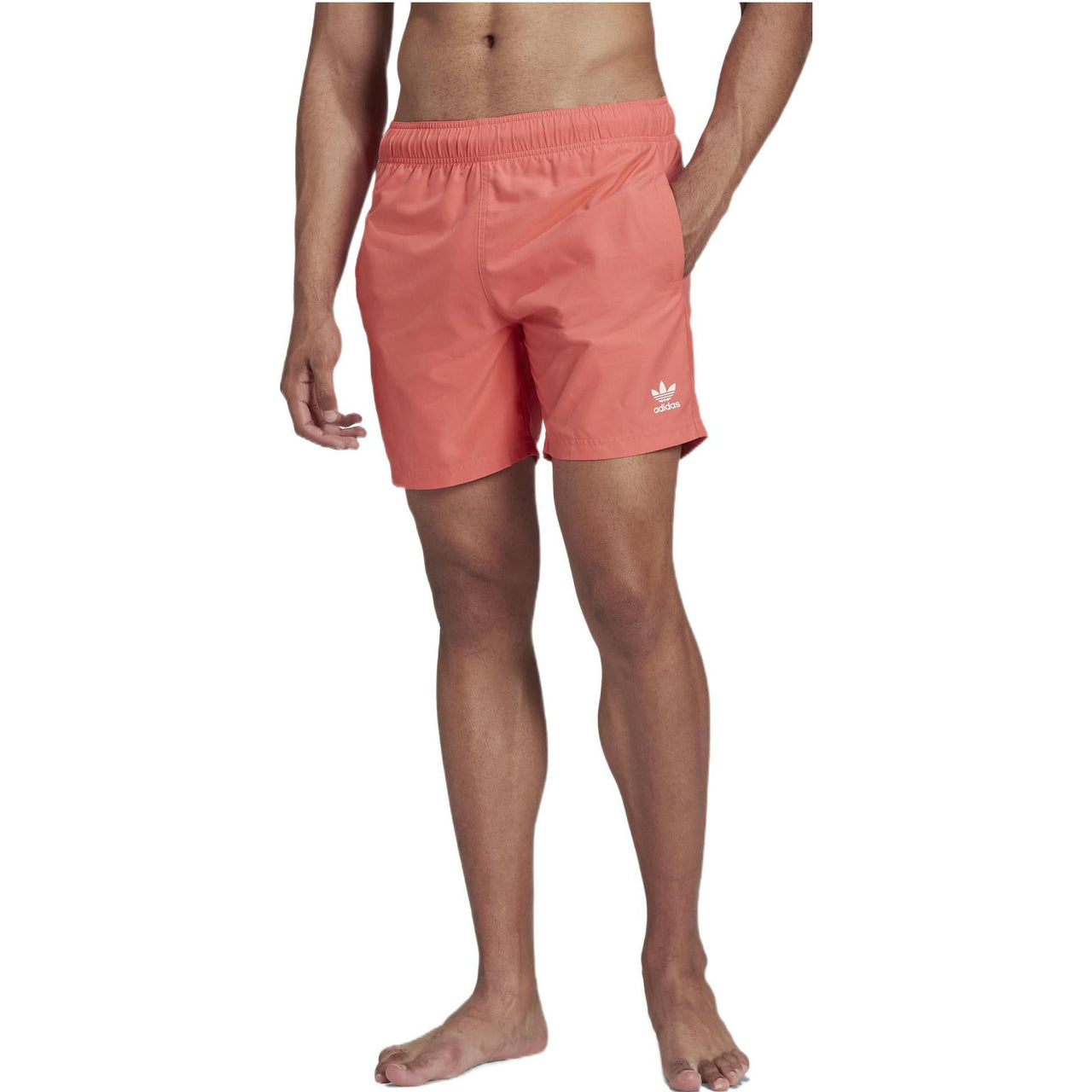 adidas originals Logo Printing Straight Sports Shorts Red HE9423