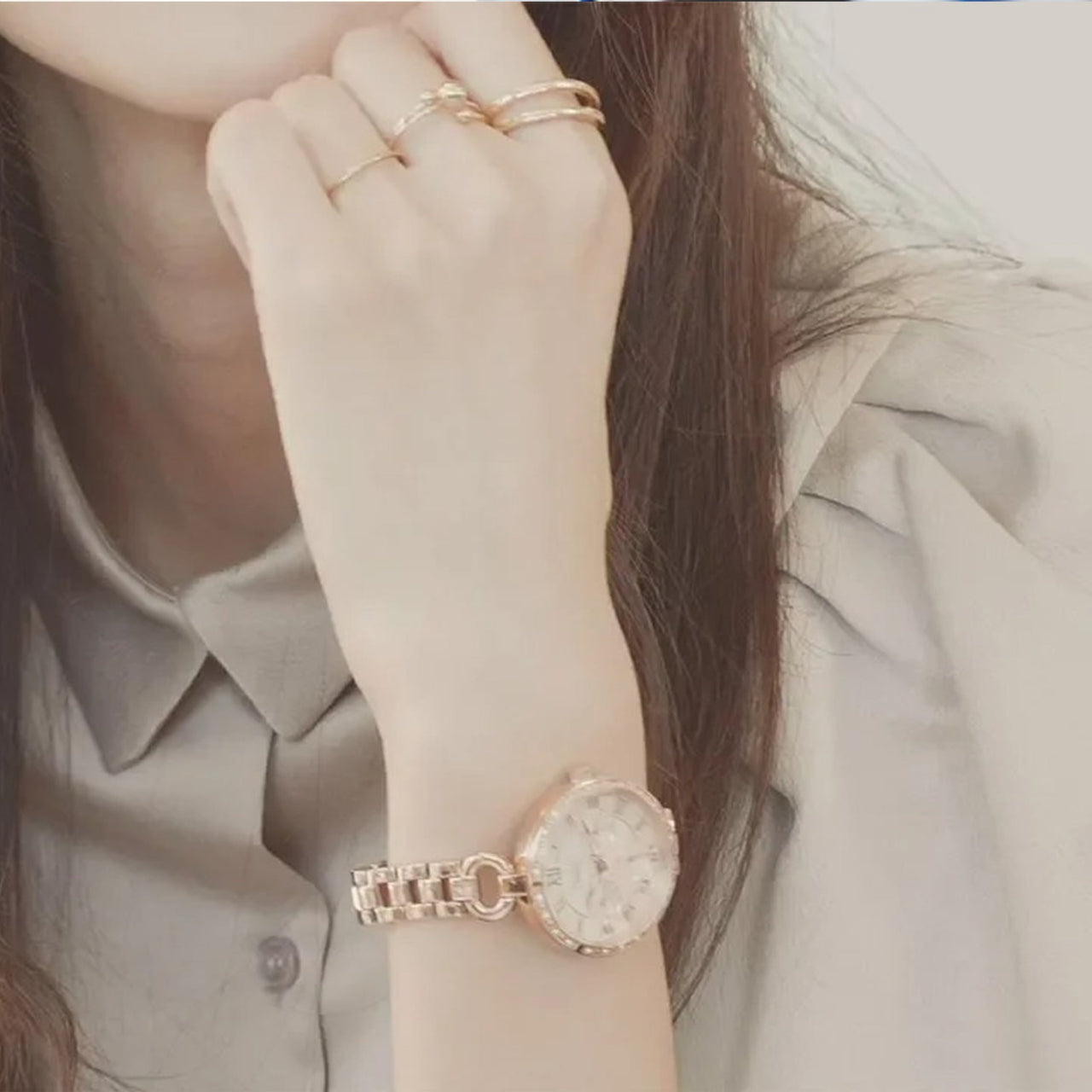 CASIO SHEENSerieses es Rose-Golden Rose Gold Analog SHE-3067PG-4A