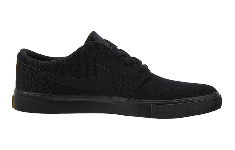 (GS) Nike SB Portmore 2 Solar Canvas 'All Black' 905216-002