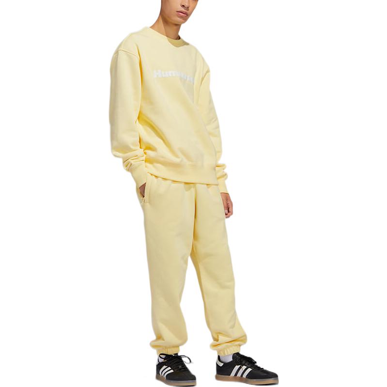 adidas x Pharrell Humanrace Logo Sweatshirt 'Light Yellow' H47006