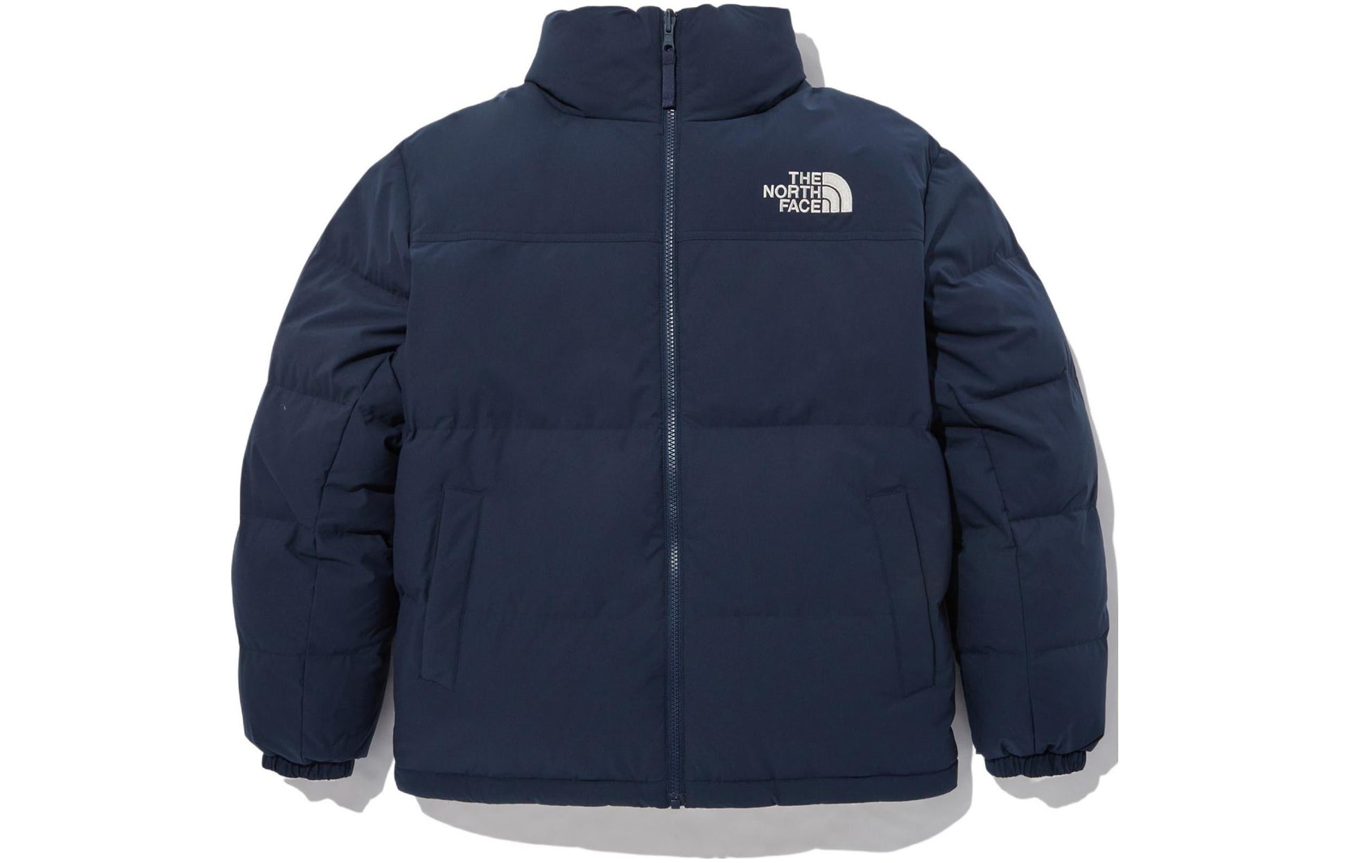 THE NORTH FACE Logo Winter Puffer Jacket 'Navy' NJ1DN77B
