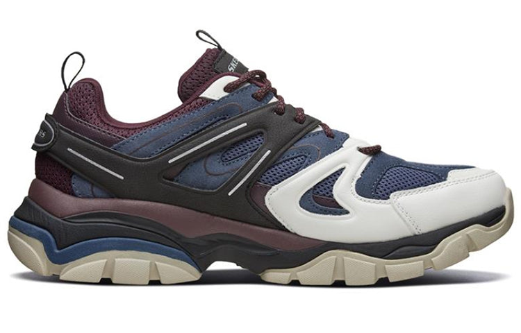 Skechers Stak-Ultra Low-Top Running Shoes Blue/Red/Black 66255-BURG