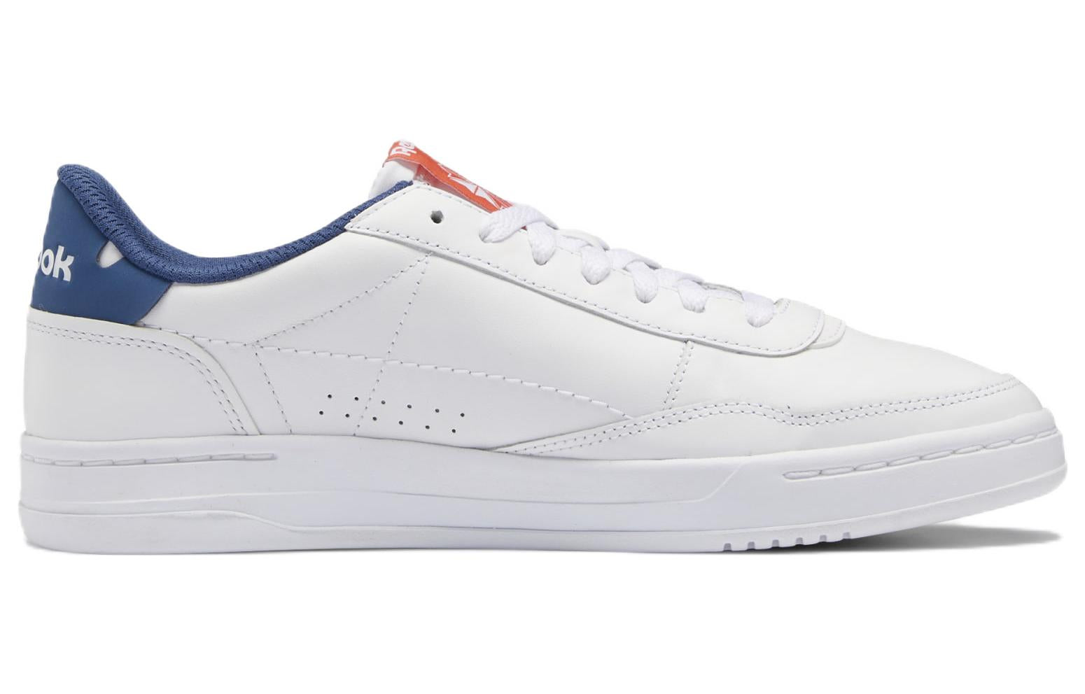Reebok Court Peak Low Top Casual Skate Shoes Unisex White Orange 'White' GW7560