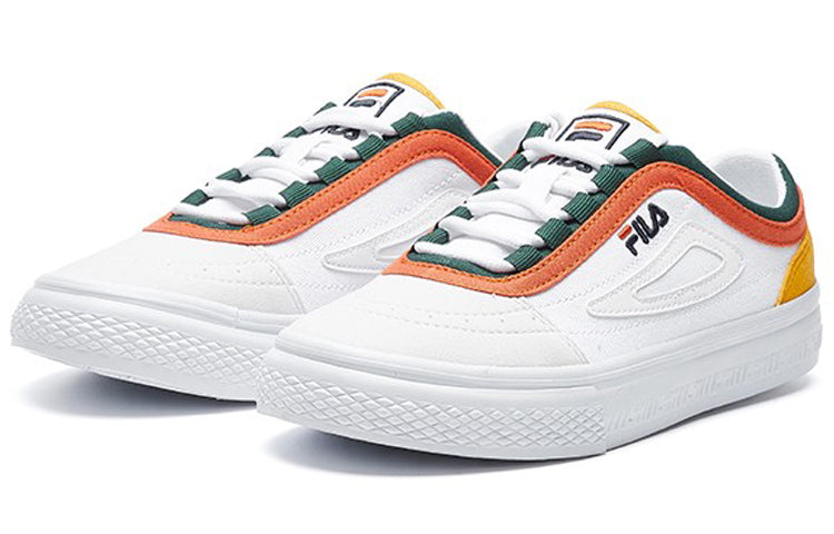 (WMNS) FILA Light Sneakers GS White/Yellow/Orange F12W034423FWN