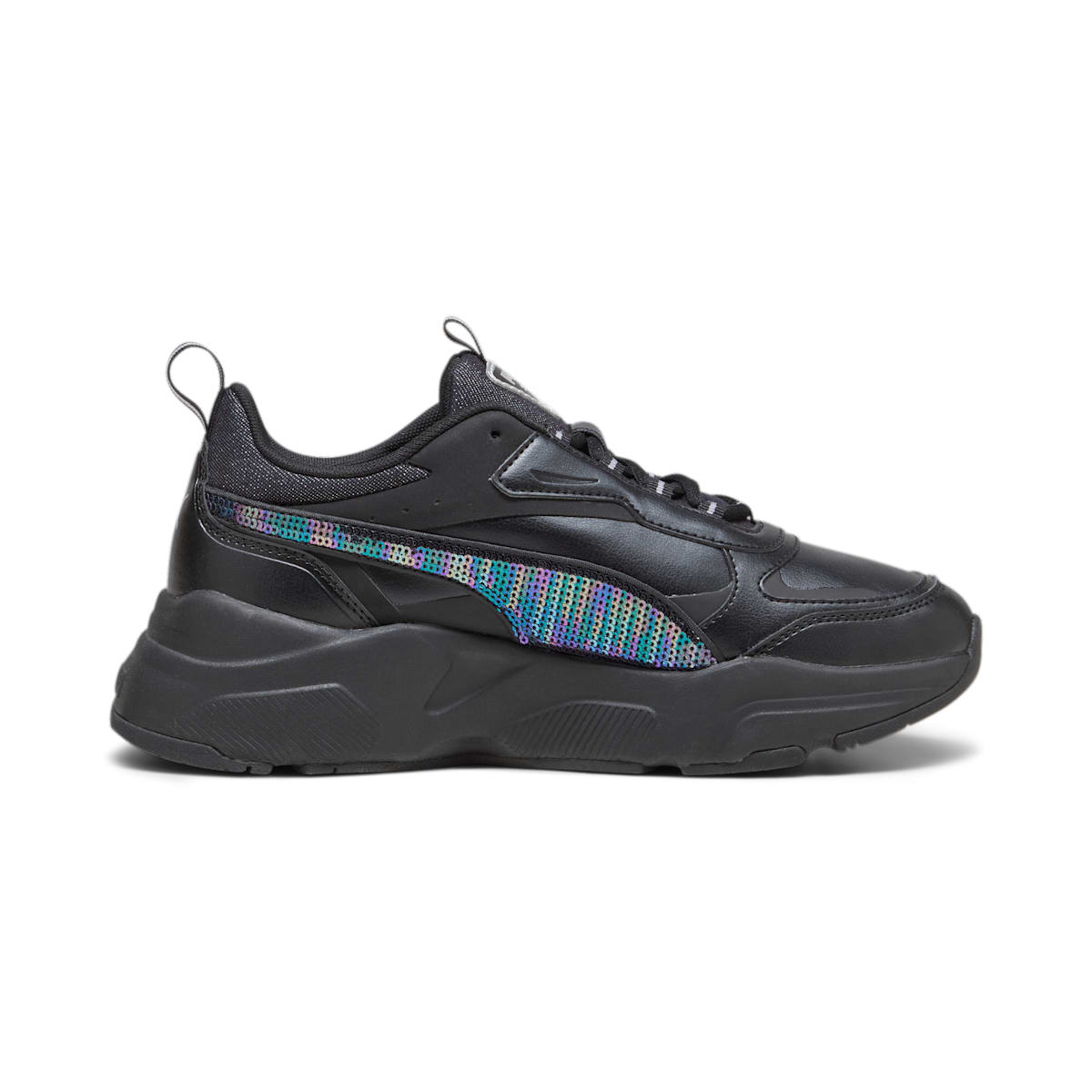 (WMNS) PUMA Cassia 'Winter Wonderland Black' 393975-02