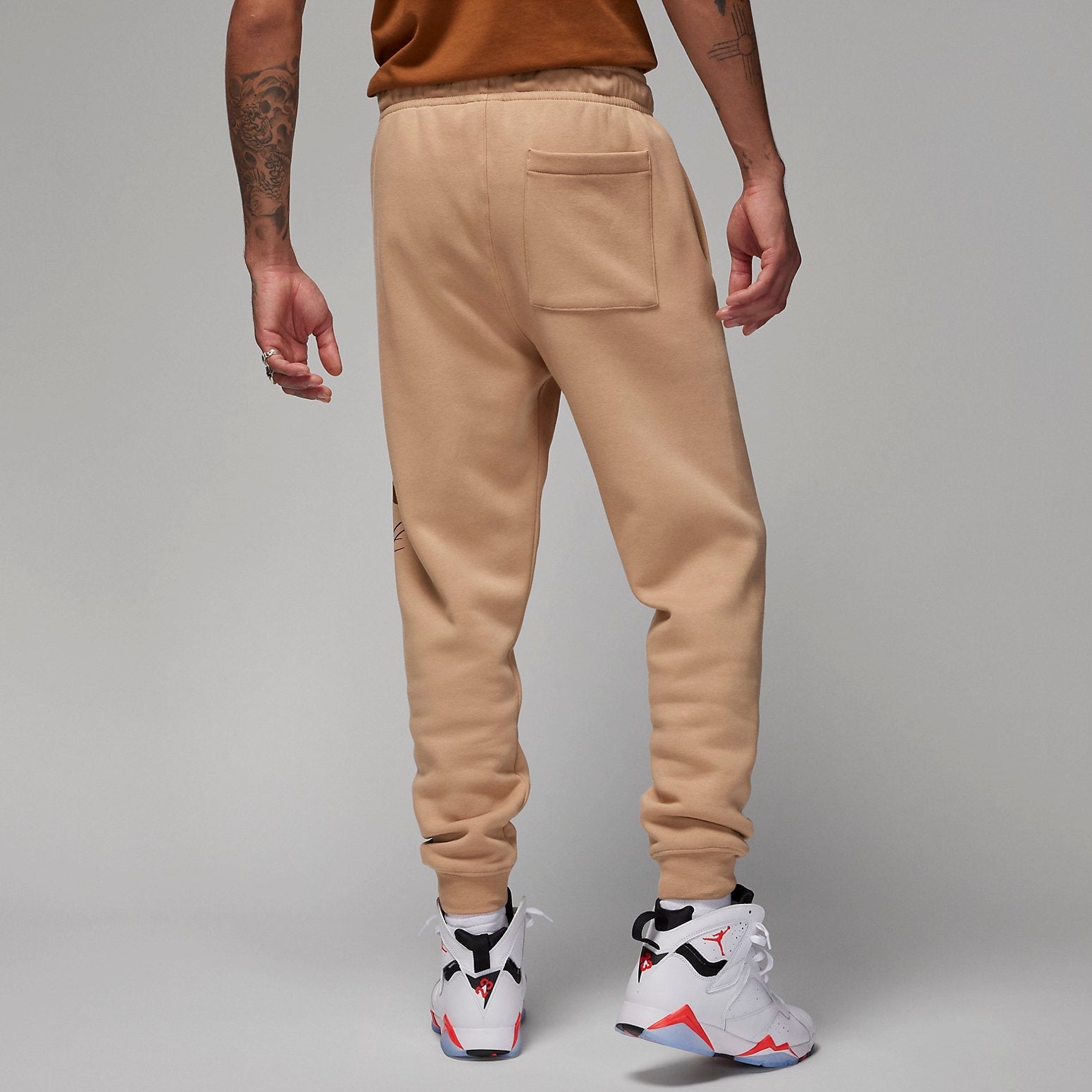 Air Jordan Essentials Fleece Baseline Trousers 'Brown' FD7345-200