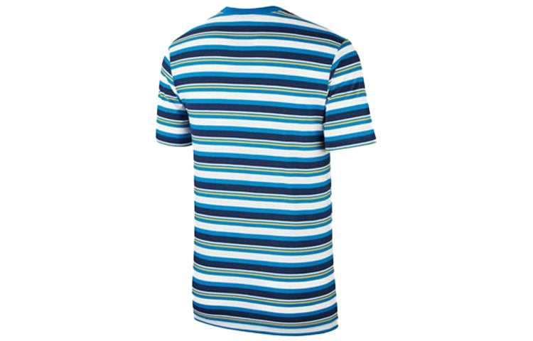 Nike Blue Stripe Design Casual Short Sleeve Blue CK2702-484