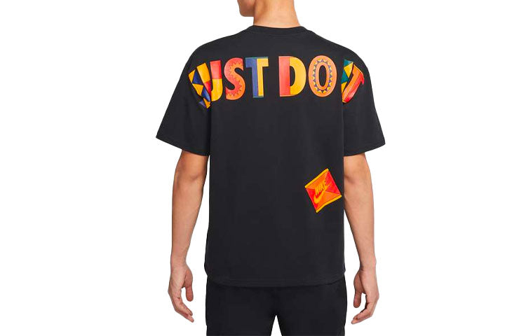Nike Sportswear JDI Casual Sports Round Neck Short Sleeve Black DA2444-010