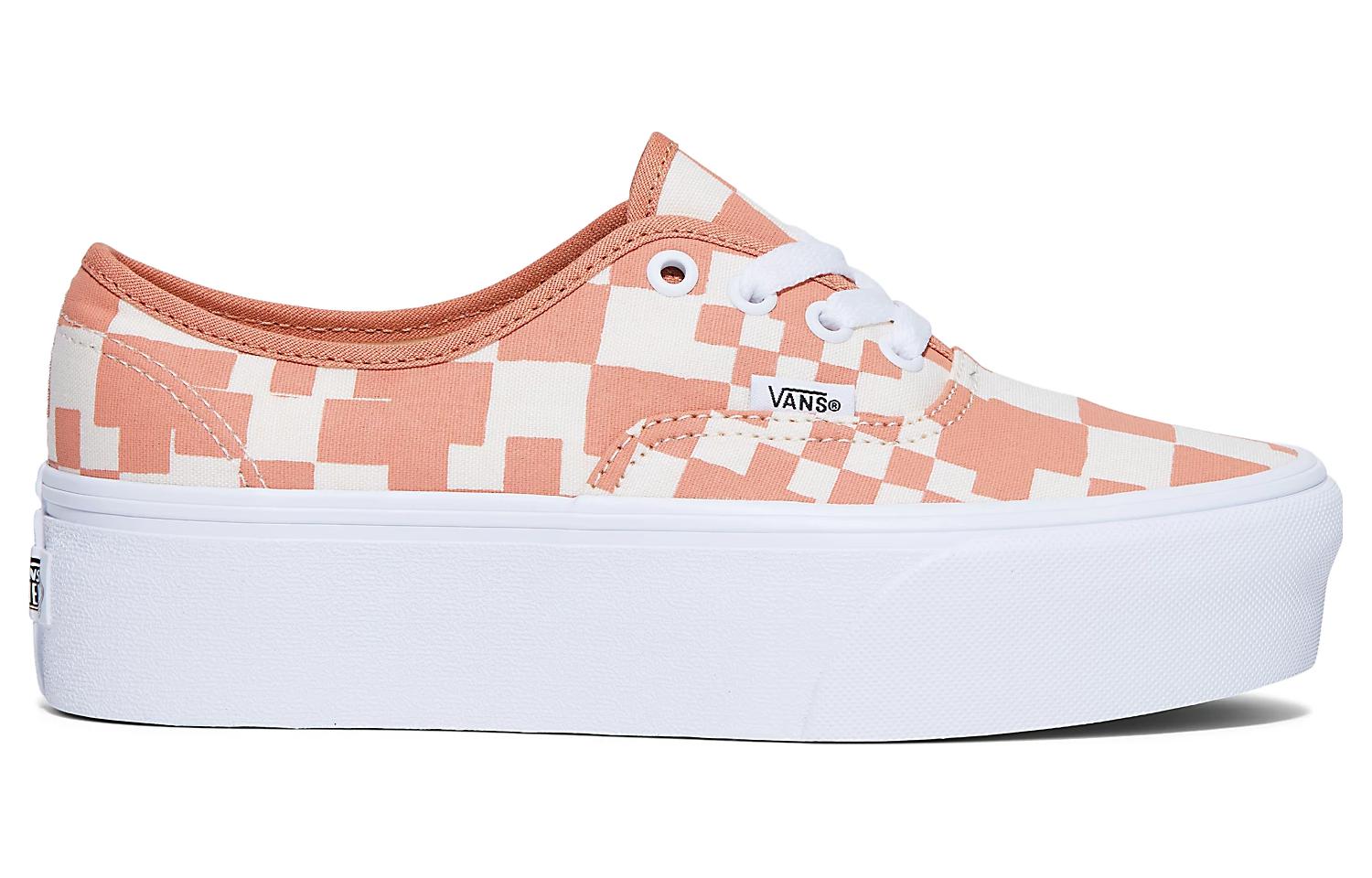Vans Authentic Multi Check Stackform 'Brown White' VN0A5KXXSST