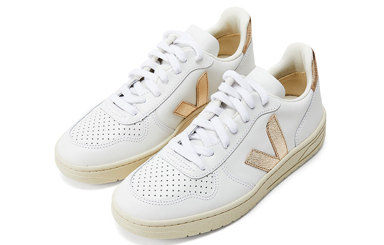 Veja V-10  Lace-Up 'White Gold' VX022490