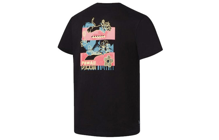 PUMA Downtown Graphic T-Shirt 'Black' 537752-01