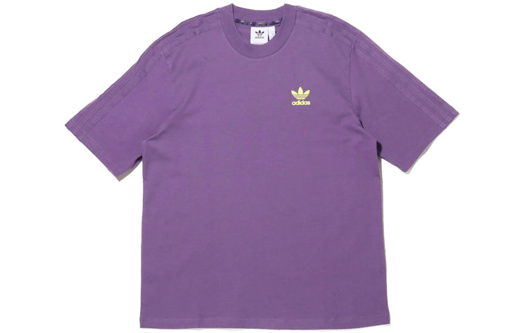 adidas originals Girls Are Awesome Alphabet Printing Sports Short Sleeve Purple GK4879