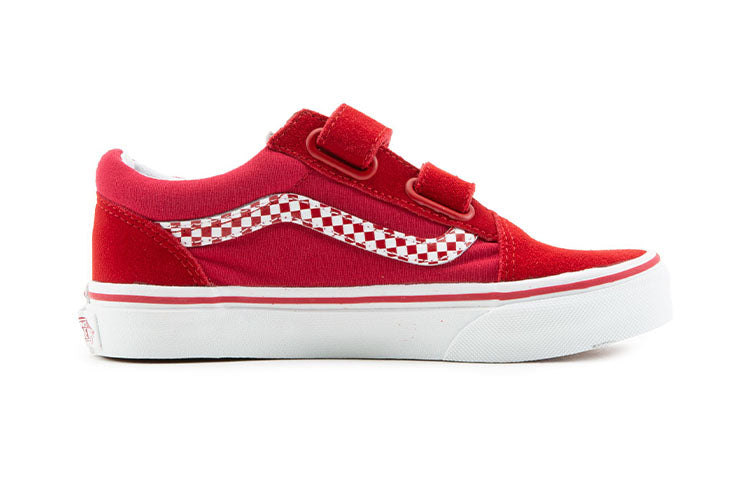 (PS) Vans Old Skool V 'Red White' VN0A4BUV0LD