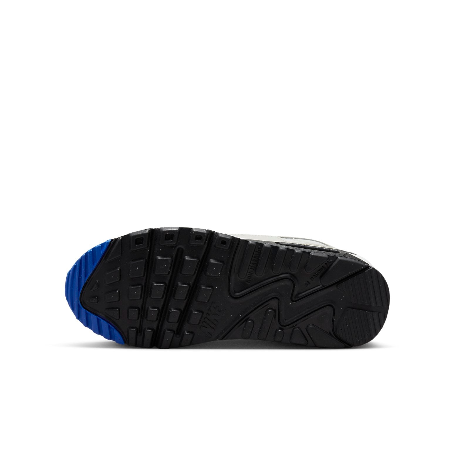 (GS) Nike Air Max 90 Leather 'Summit White Racer Blue' DV3607-100
