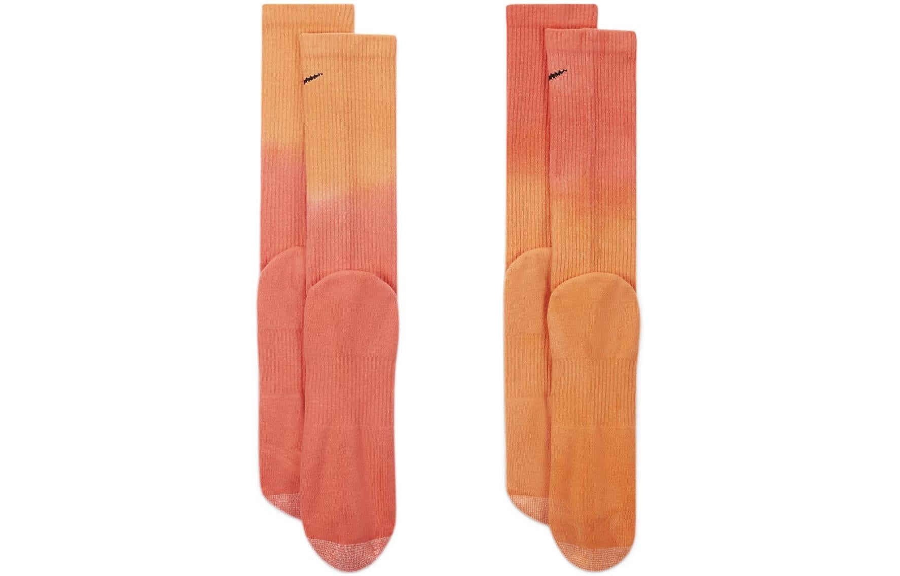Nike Logo Gradient Sports Training Socks Unisex 2 Pairs Multicolor DH6096-907
