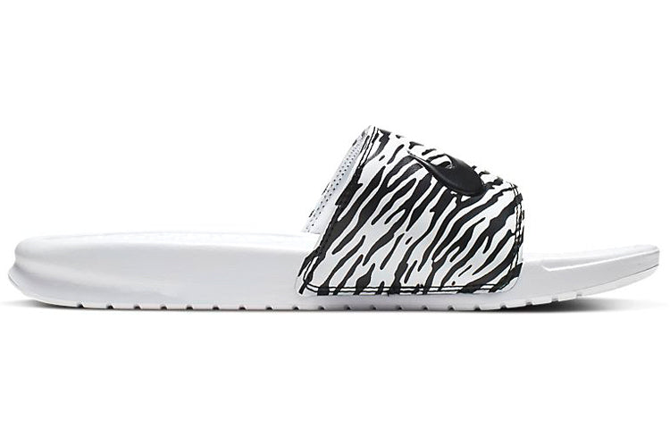 (WMNS) Nike Benassi JDI Print 'White' 618919-114