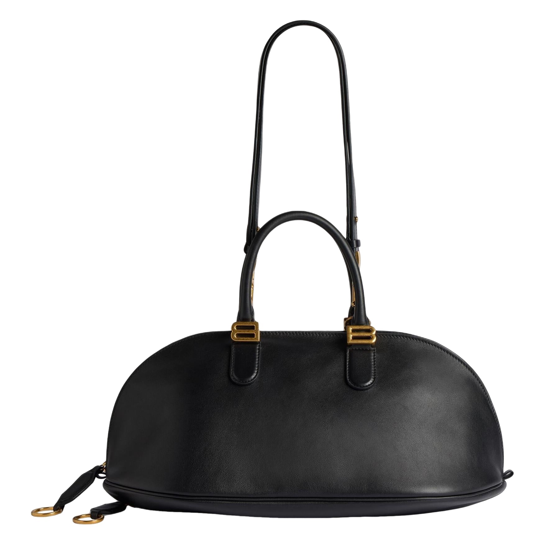 (WMNS) Balenciaga SS26 Bolero Bowling Bag Medium 'Black' 8680742ACJS1000