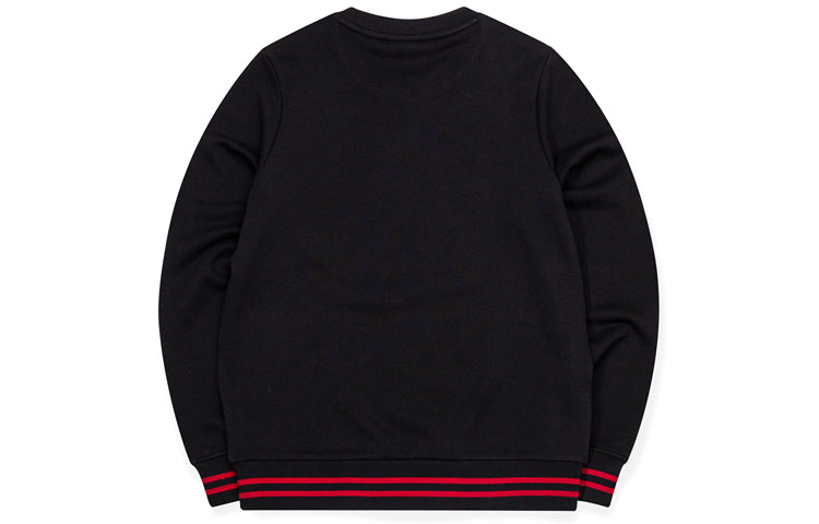 (WMNS) FILA FUSION Casual Sports Pullover Black Hoodie T11W032212F-BK