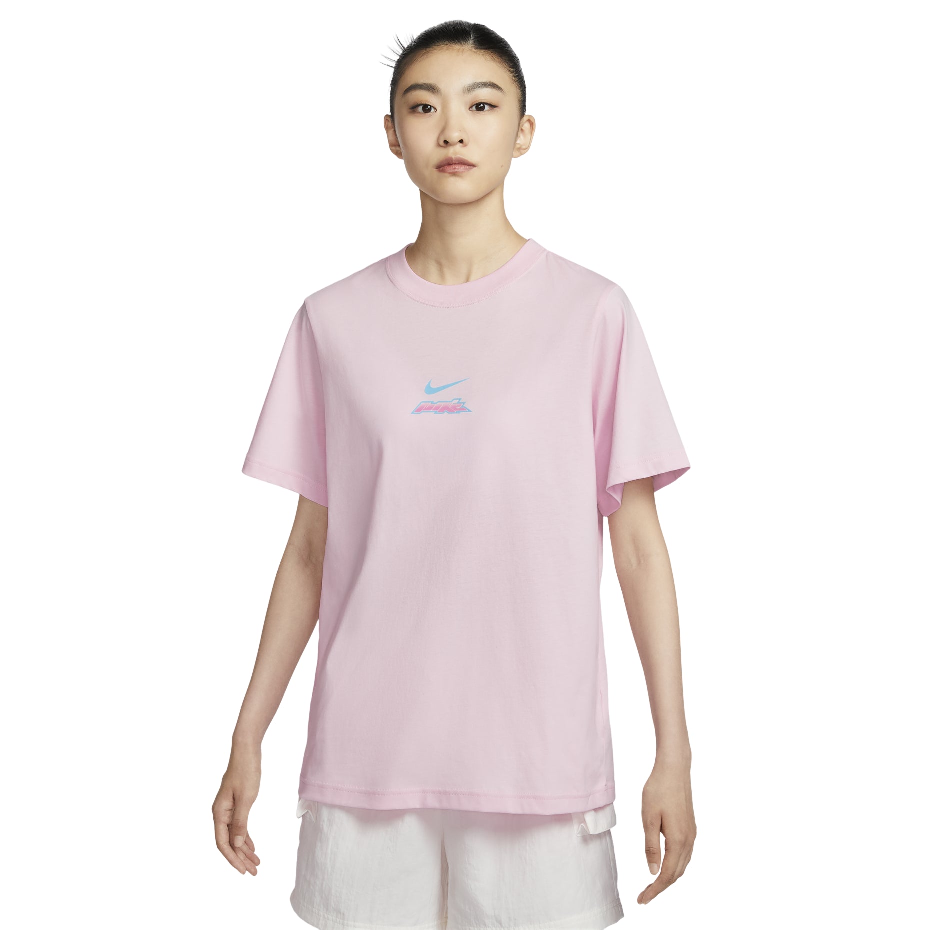(WMNS) Nike Sportswear Essential T-shirt Asia Sizing 'Pink' HM4625-663