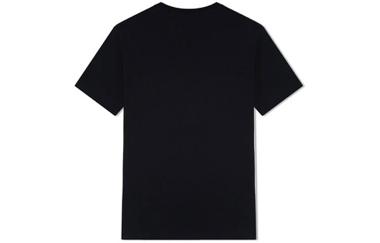 New Balance Logo T-Shirt Asia Sizing 'Black White' AMT22354-BK