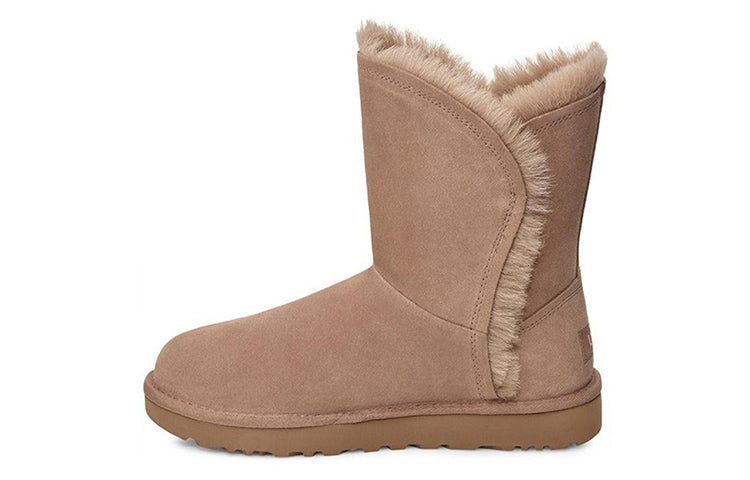 (WMNS) UGG Classic Short Fluff High-Low Fleece Lined Stay Warm Cozy 1103746-AMP