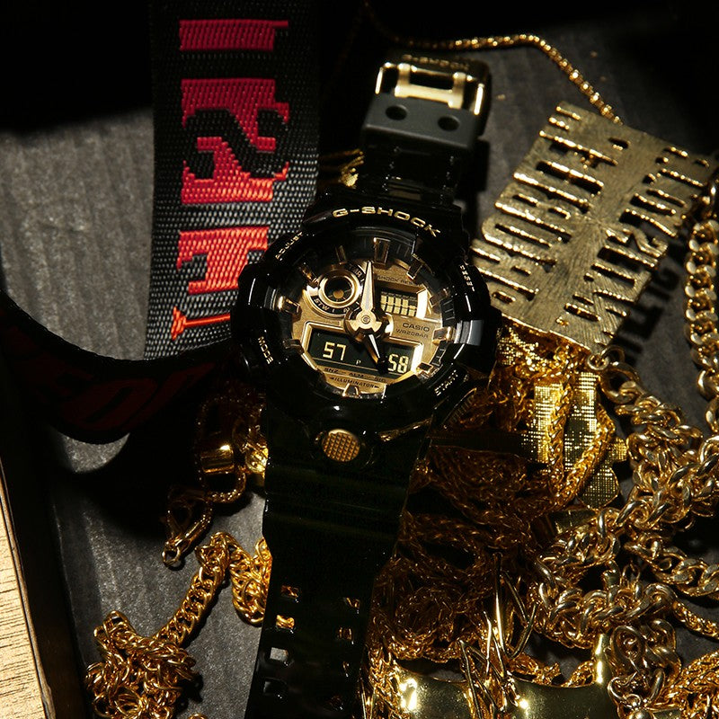 CASIO G-Shock Analog-Digital 'Black Gold' GA-710GB-1ADR