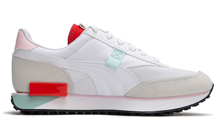 PUMA Future Rider 'Neon Play - White Poppy Red' 373383-09