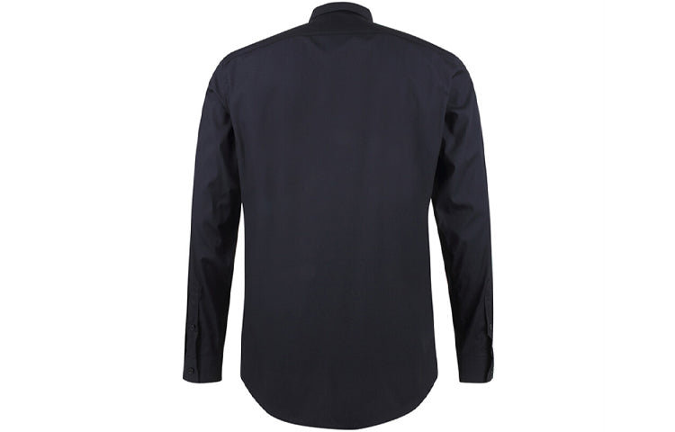 Burberry Stripe Stretch Cotton Shirt Male Blue 80172391