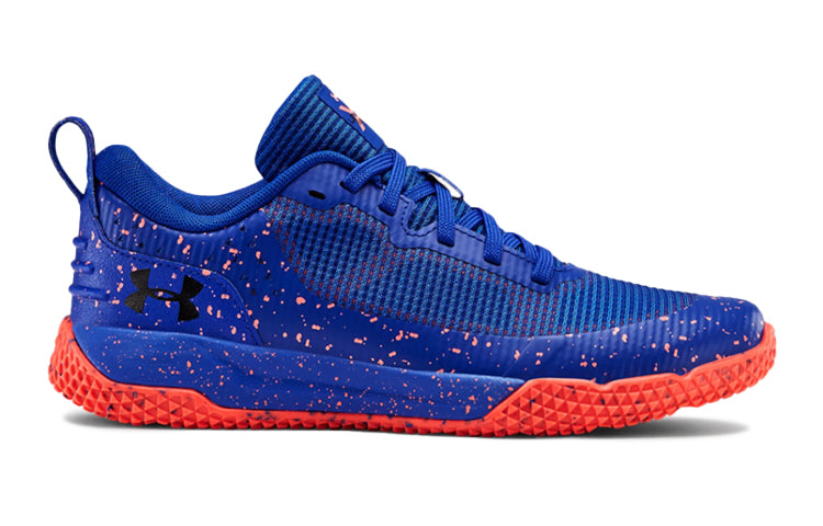 (GS) Under Armour X Level Mainshock Splatter 'Blue Orange' 3022523-400
