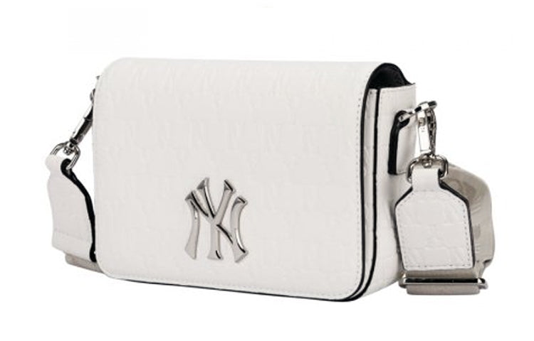 MLB Retro Full Print Monogram Series NY New York Yankees Shoulder Bag 'White Ivory' 32BGPB111-50I
