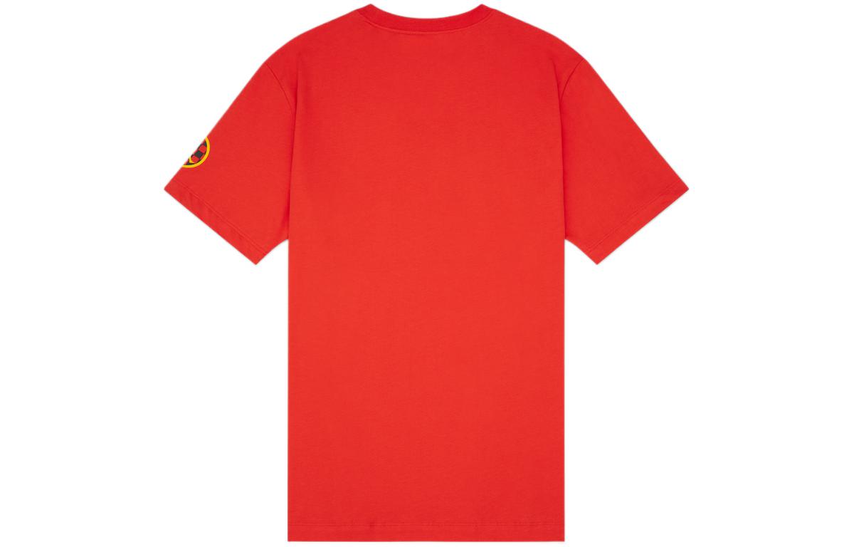 Air Jordan DNA Numeric Printing Round Neck Short Sleeve Red DQ6065-673