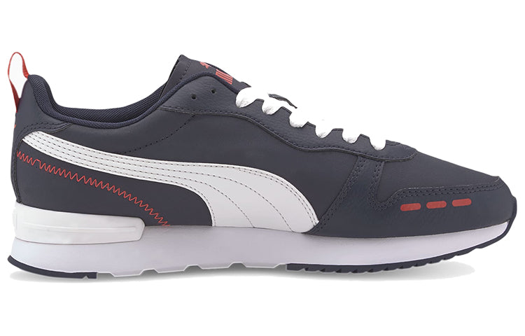 PUMA R78 Black White Red Low Top Shoes/Sneakers 374127-03